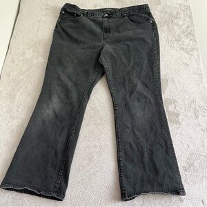 LRL Lauren Jeans Co. Ralph Lauren‎ Jeans Women's 20W Classic Bootcut Denim Black